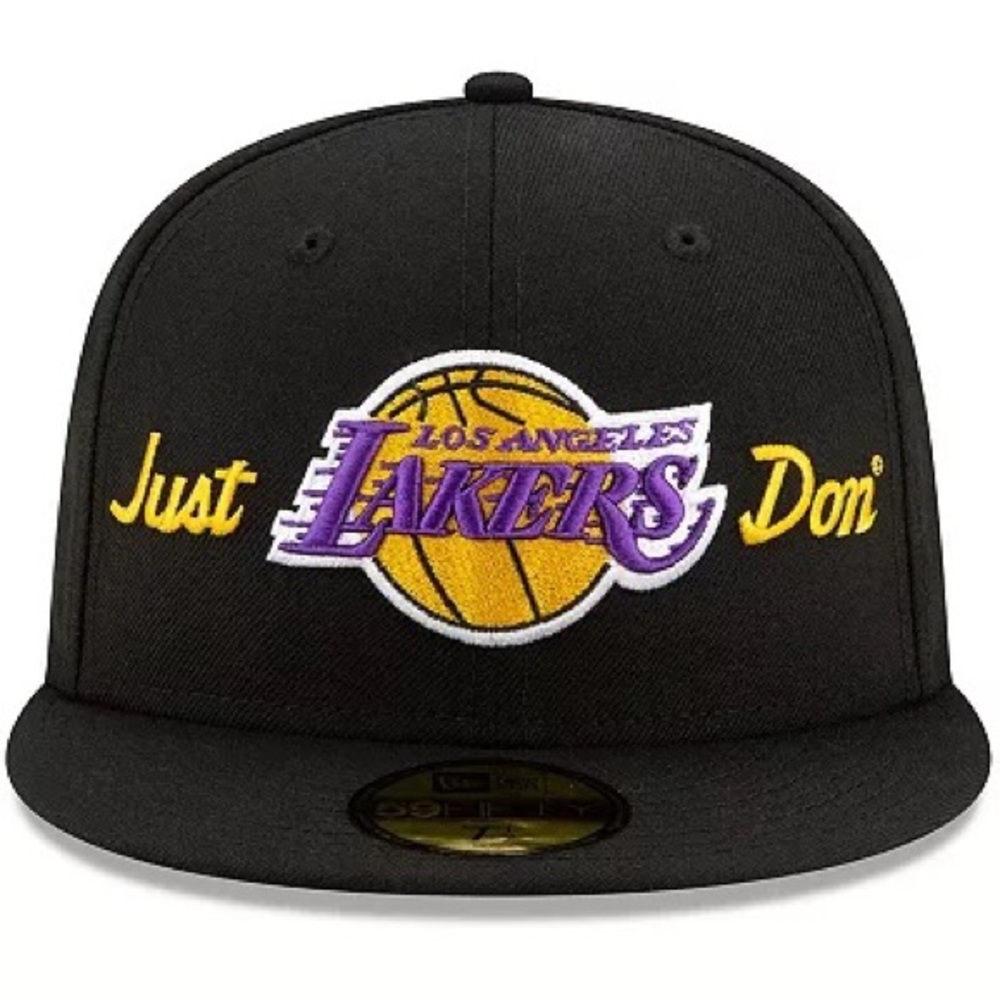New Era X Just Don Los Angeles Lakers 59FIFTY Fitted Hat Black / Gold